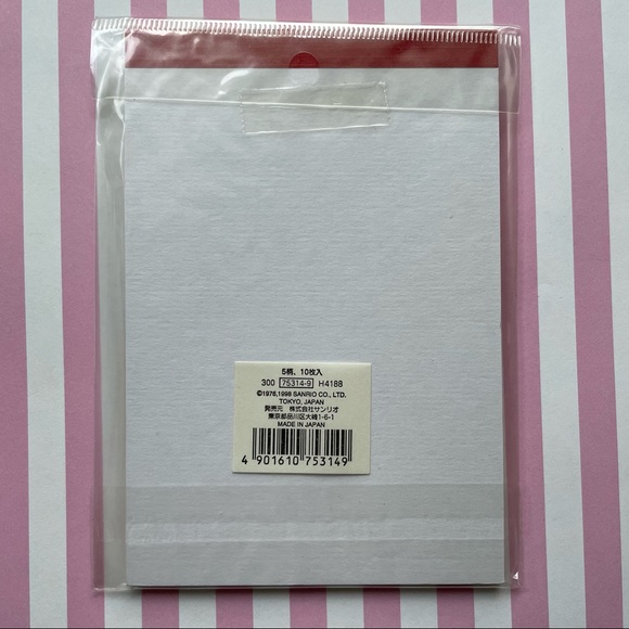 Sanrio Hello Kitty Vintage Post Card Set. 1998 - Picture 3 of 4